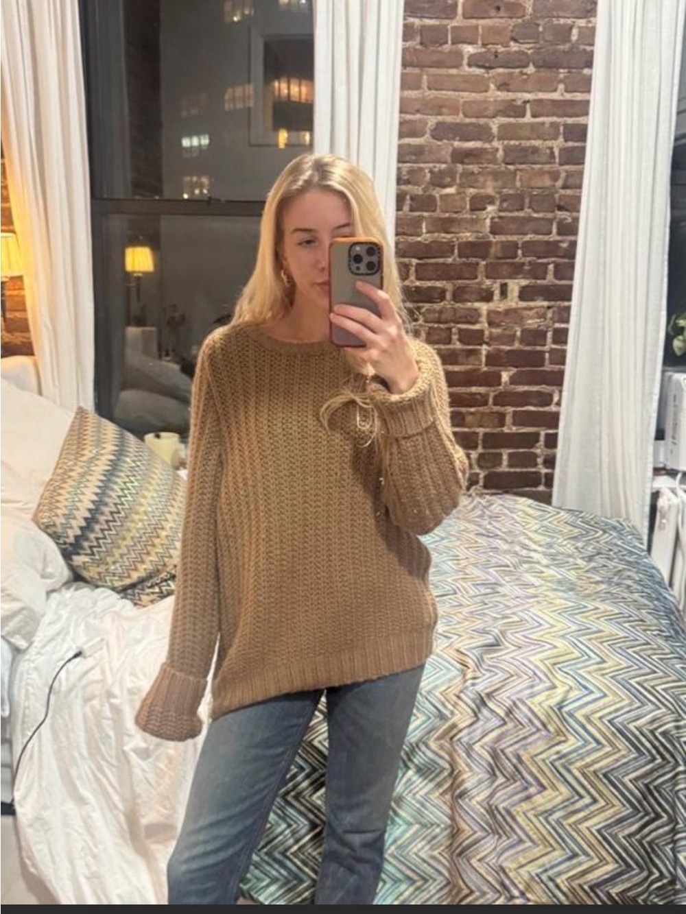 Vince Camel Ribbed Crewneck Sweater - Picture 3 of 5